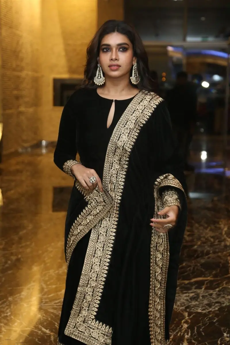 Telugu Actress Dushara Vijayan In Beautiful Black Gown